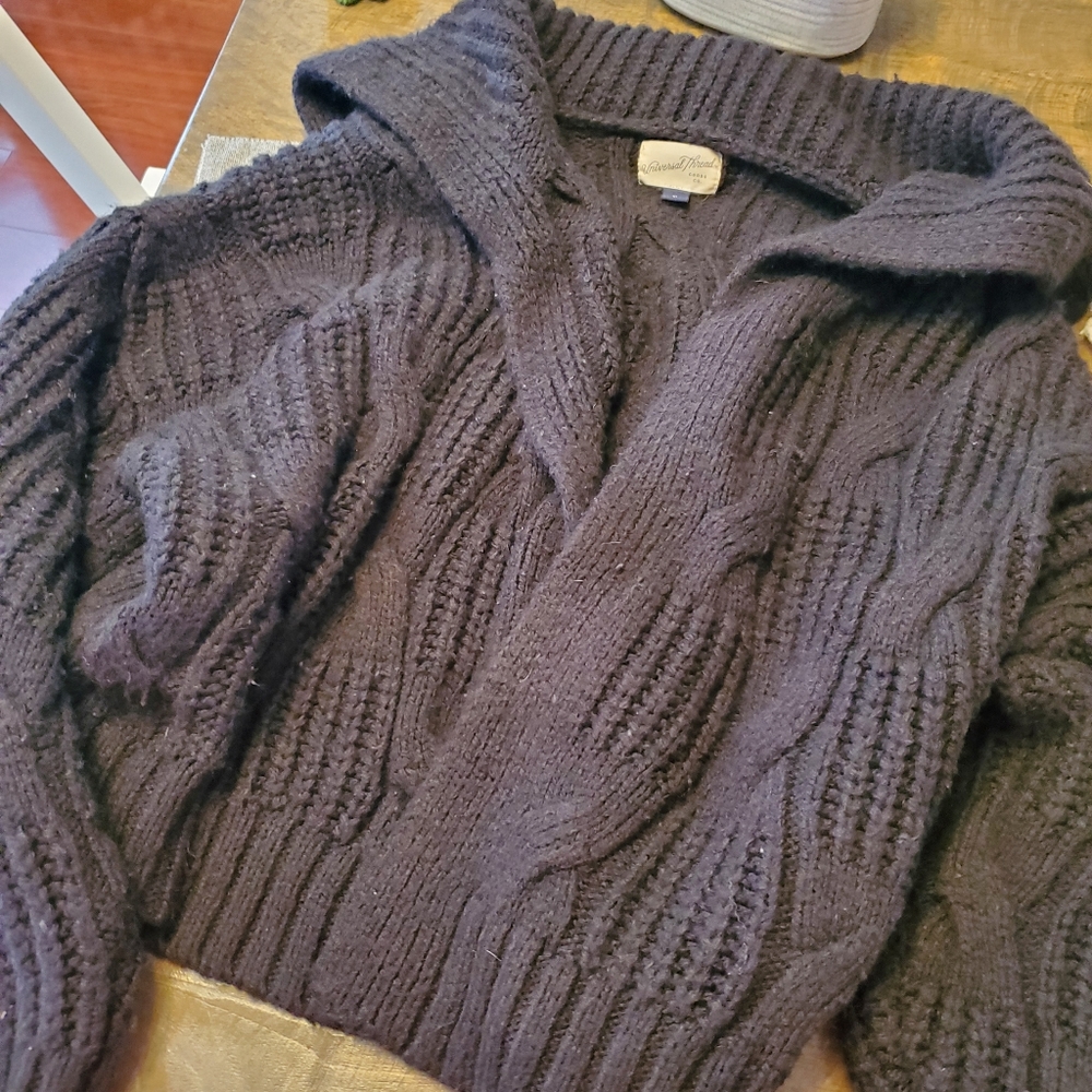 Universal threads black cardigan jacket XL